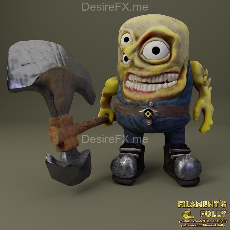 Minion-M2 3D打印模型|Minion-M2 – 3D Print Model STL