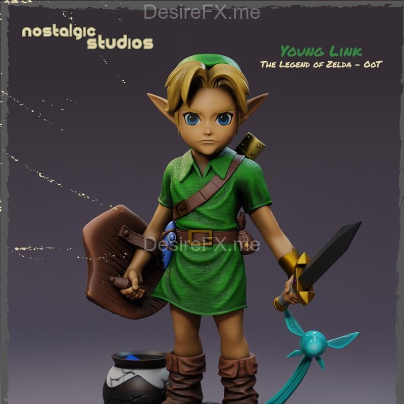 塞尔达传说旷野之息 3D打印模型|Link – Zelda OOT – 3D Print Model STL