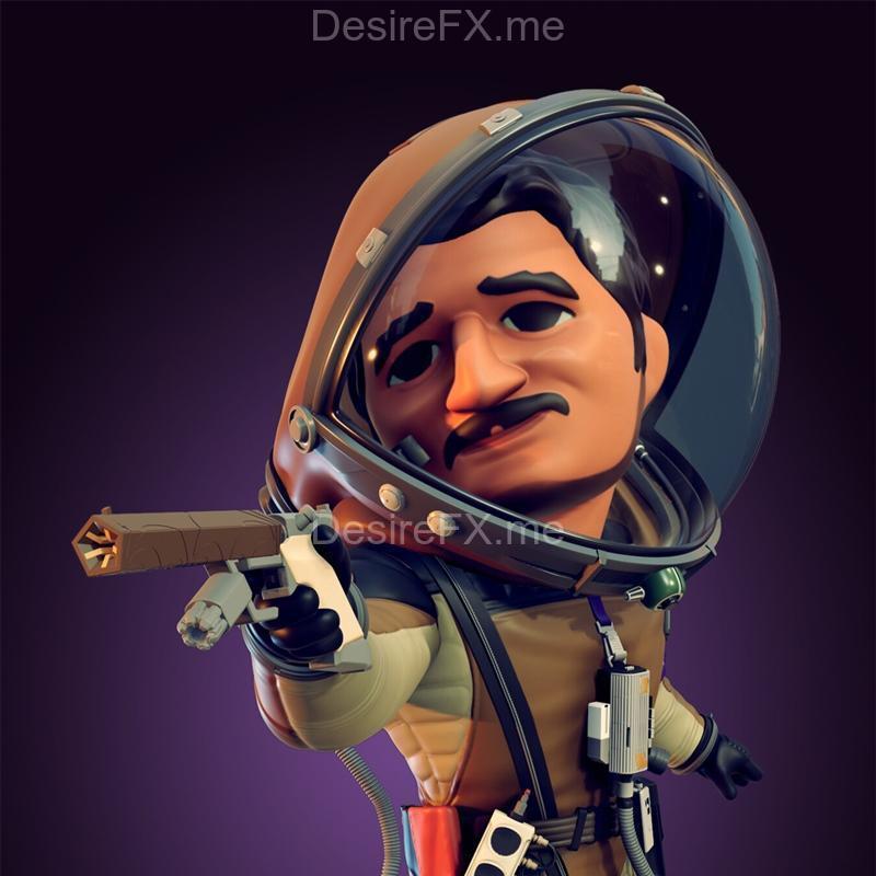 赛博朋克风格Cee与Ezra角色3D打印模型|Prospect Cee and Ezra fan art – 3D Print Model STL