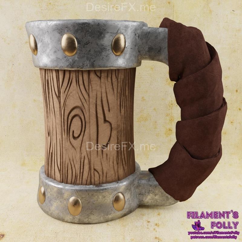 奇幻马克杯 - 3D打印模型|Fantasy-Mug – 3D Print Model STL