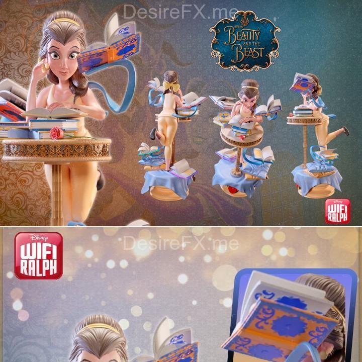 贝儿——美女与野兽——3D打印模型|Belle – Beauty and the Beast – 3D Print Model STL