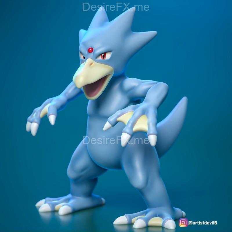 金乌与妙蛙种子与小火龙与寄生藤——3D打印模型|Golduck and Exeggutor and Ponyta and Parasect – 3D Print Model STL