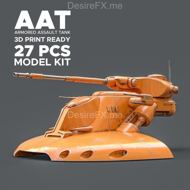 星球大战战车模型 3D打印版|Star Wars AAT Battle Tank – 3D Print Model STL