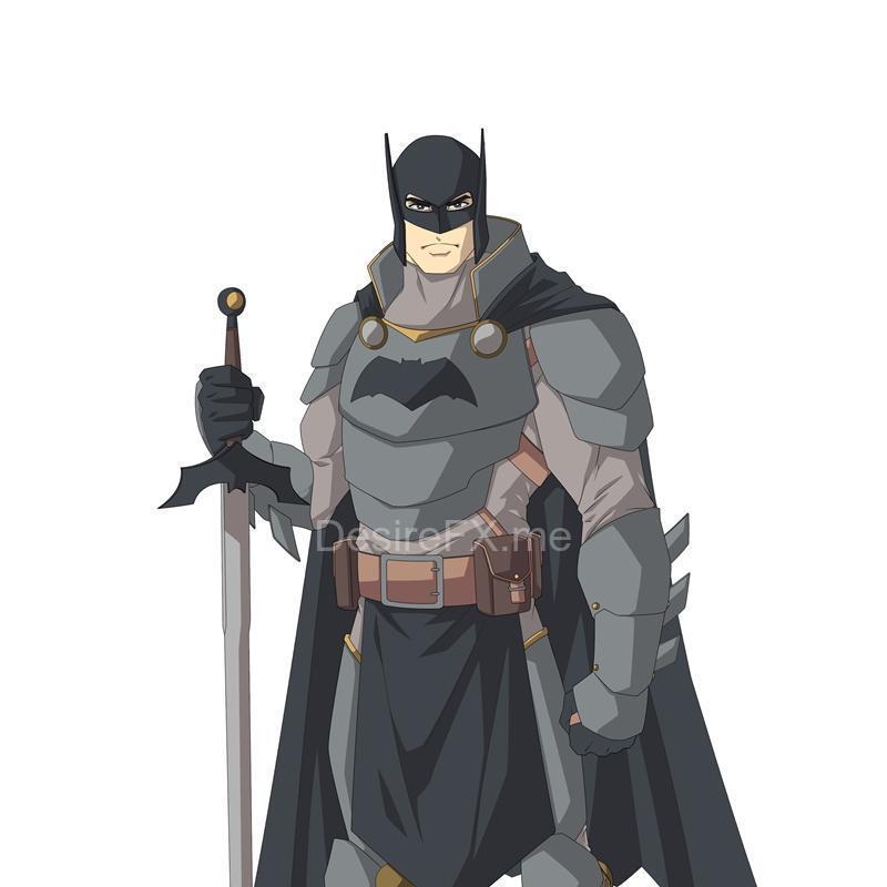 中世纪蝙蝠侠3D打印模型|Medieval Batman Statue – 3D Print Model STL