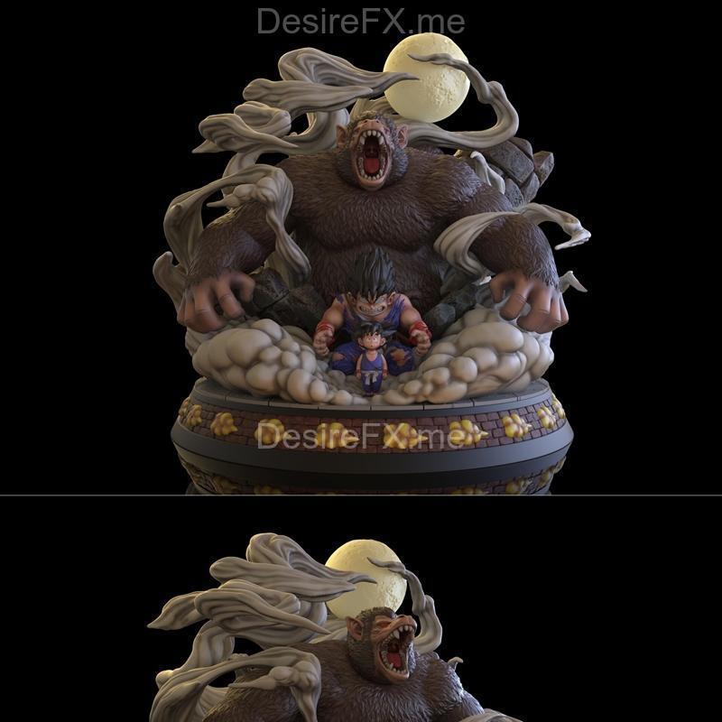 悟空猩猩形态 3D打印模型|Goku Gorilla Transformation – 3D Print Model STL