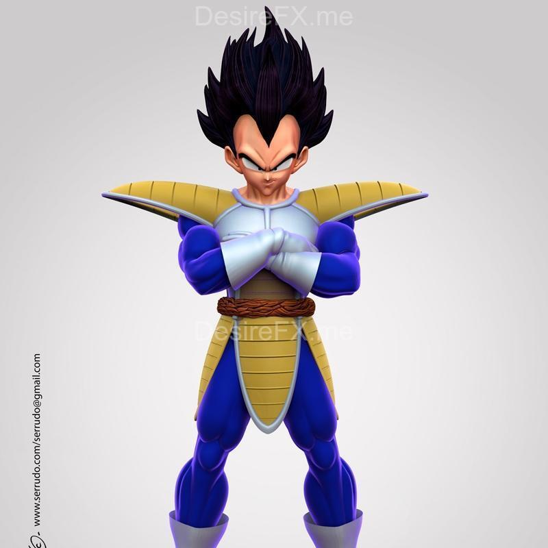 赛罗多作品《贝吉塔》3D打印模型|Vegeta by Serrudo – 3D Print Model STL