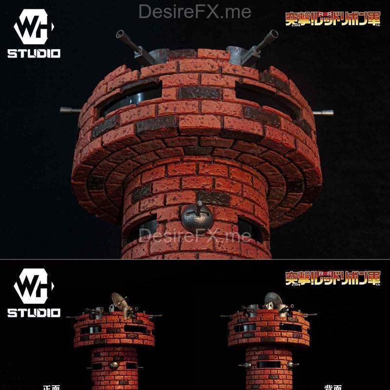 红心联盟肌肉塔模型 3D打印版|Red Ribbon Army Muscle Tower – 3D Print Model STL