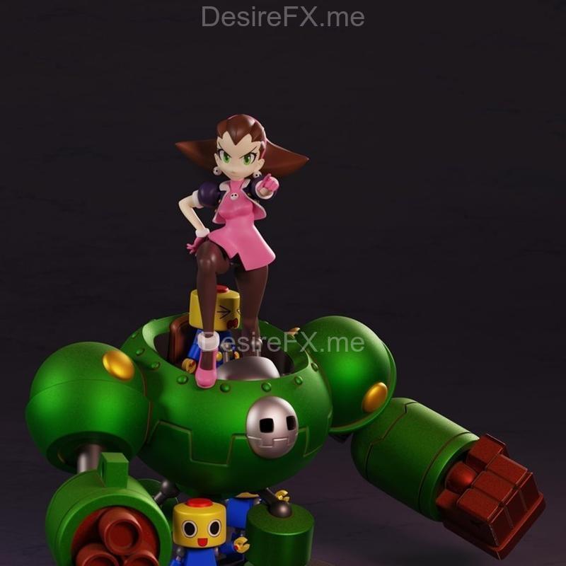 PolyBitsArt - 特隆·邦内 - 3D打印模型|PolyBitsArt – Tron Bonne – 3D Print Model STL