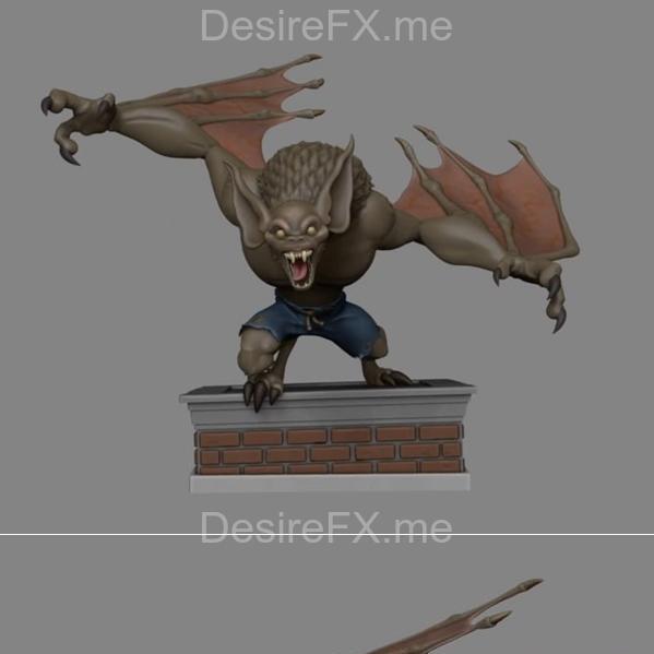曼波 - 3D打印模型|Man Bat – 3D Print Model STL