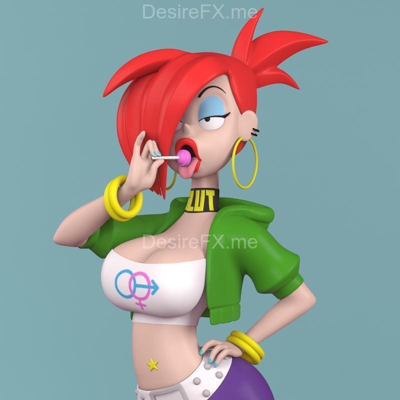 虚构弗兰基模型-3D打印雕塑-Stl文件|Imaginary Frankie Figure – 3D Print Model STL