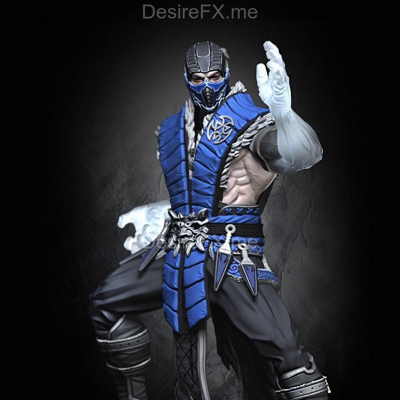极寒之影3D打印模型|Sub Zero Fanart – 3D Print Model STL