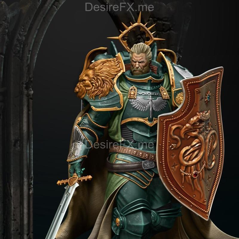 狮王埃尔·约翰逊 3D打印模型 STL|Lion El Johnson – 3D Print Model STL