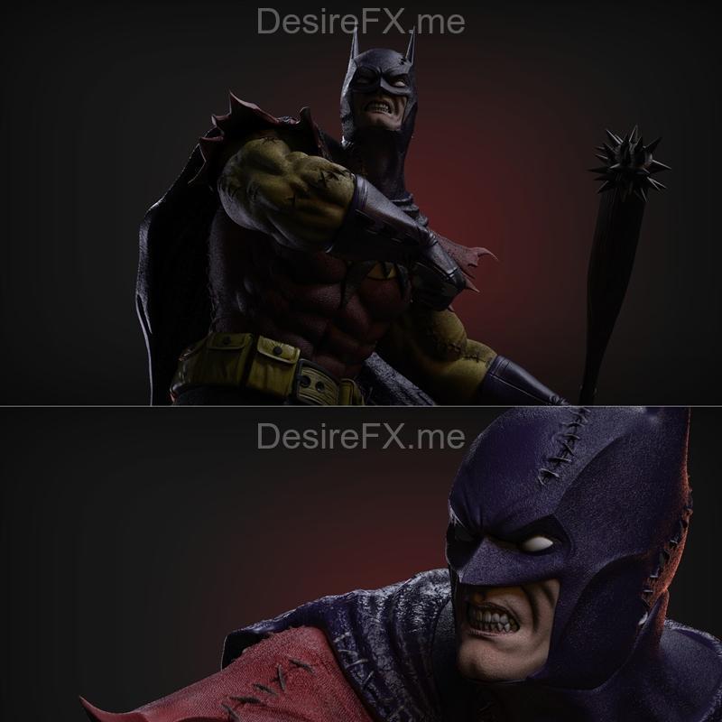 蝙蝠侠 阿尔萨斯 3D打印模型|Batman Zur-En-Arrh – 3D Print Model STL