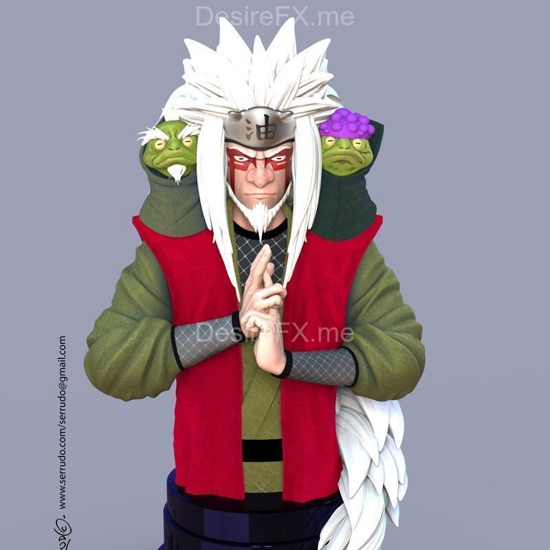 鸣人3D打印模型STL|Jiraiya – 3D Print Model STL