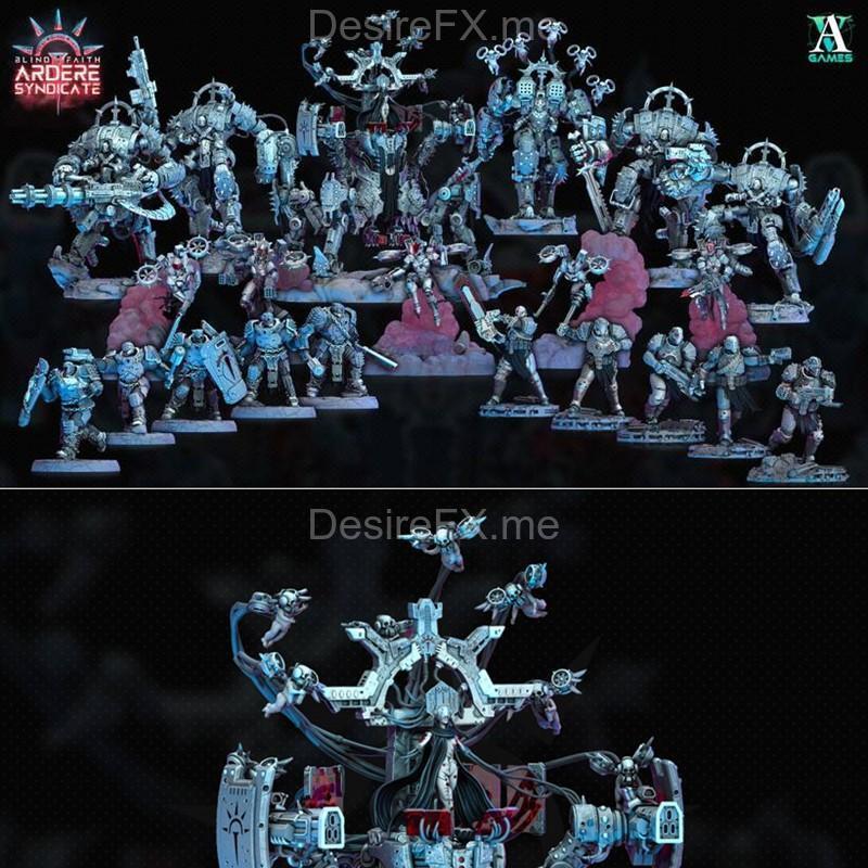 科幻题材盲信阿德瑞 Syndicate 3D打印模型|Archvillain Games Sci-Fi – Blind Faith Ardere Syndicate April 2023 – 3D Print Model STL