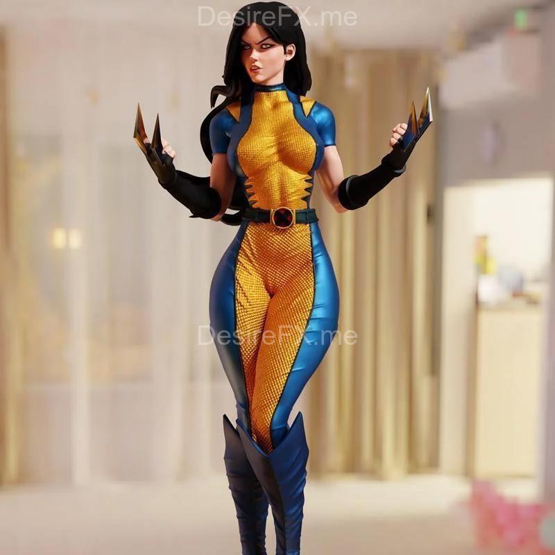 X-23女金刚狼 3D打印模型 STL|X-23 Female Wolverine – 3D Print Model STL