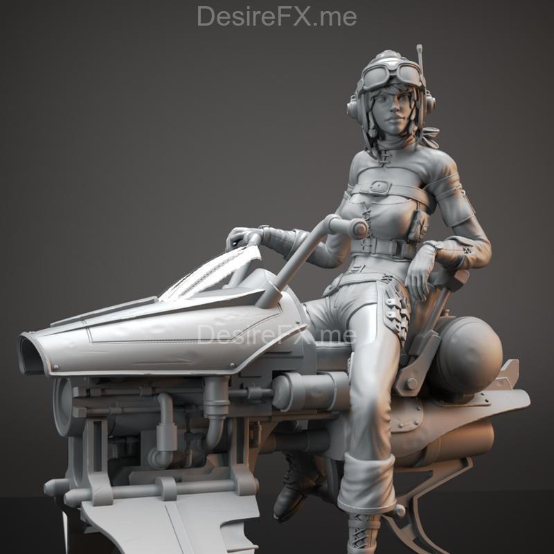 Lybbia工程师模型3D打印文件|Lybbia the engineer – 3D Print Model STL