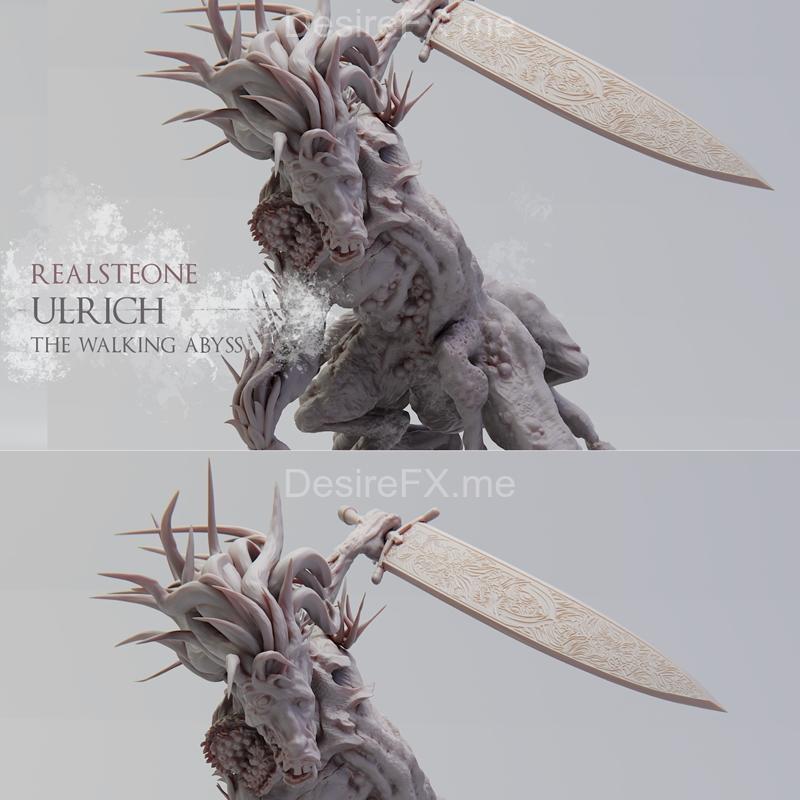 乌利希行走的深渊——3D打印模型|Ulrich The Walking Abyss – 3D Print Model STL