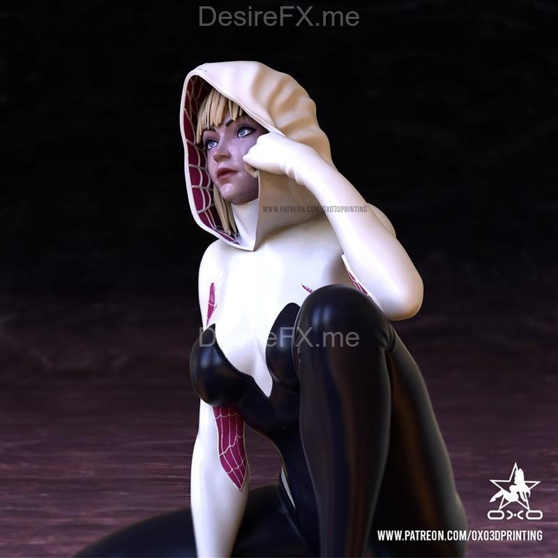 OXO3D - 蜘蛛女侠 - 3D打印模型|OXO3D – Spider Gwen – 3D Print Model STL