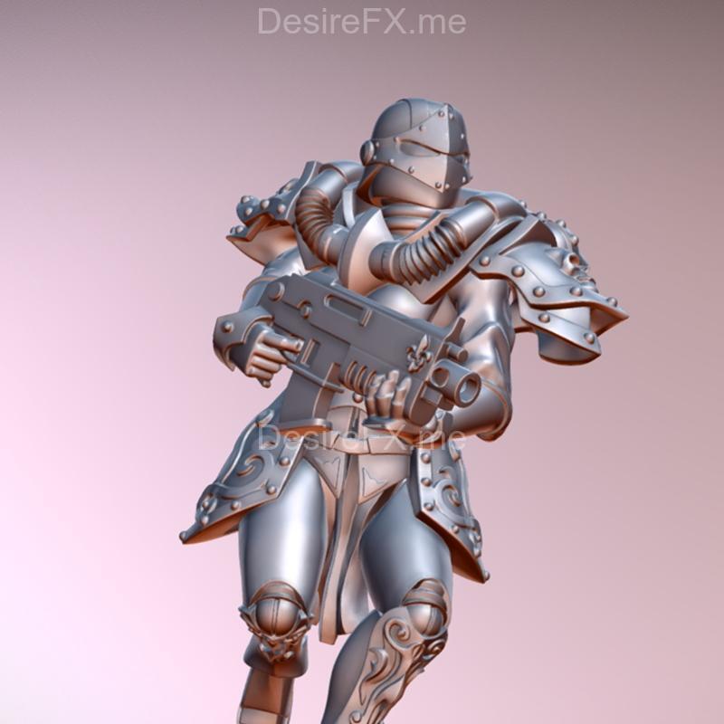 Space Nun 6 3D打印模型|Space Nun 6 – 3D Print Model STL