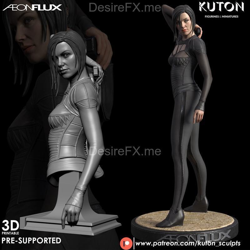 KUTON – AEon Flux – 3D打印模型|KUTON – AEon Flux – 3D Print Model STL