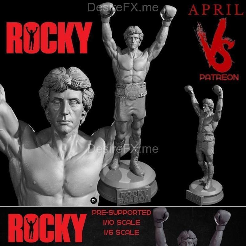 岩松巴博亚 3D打印模型|Rocky Balboa – 3D Print Model STL