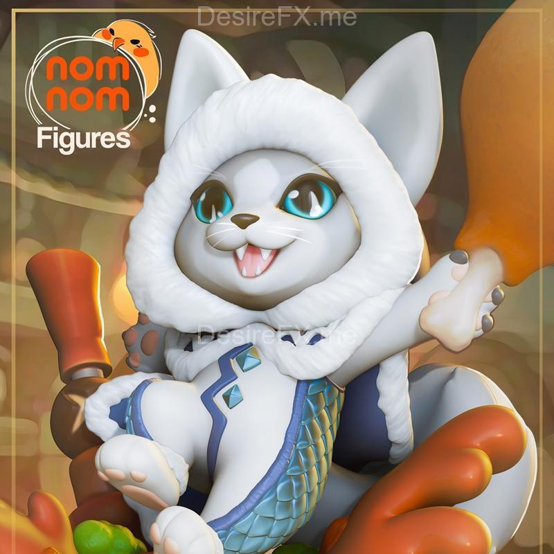小妖精帕尔西奇 3D打印模型|Nomnom Figures – Chibi Palico – Monster Hunter – 3D Print Model STL