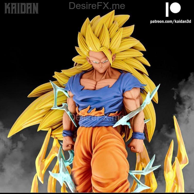 悟空SSJ3 3D打印模型|Goku SSJ3 by Kaidan – 3D Print Model STL