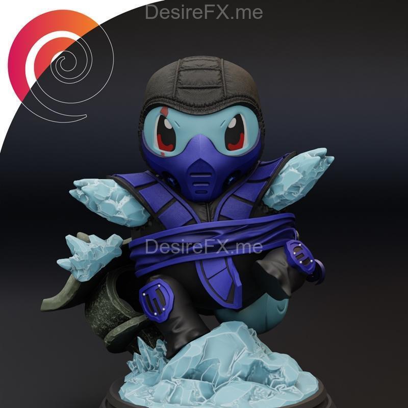 皮卡丘 3D打印模型 STL|Squirtle – 3D Print Model STL