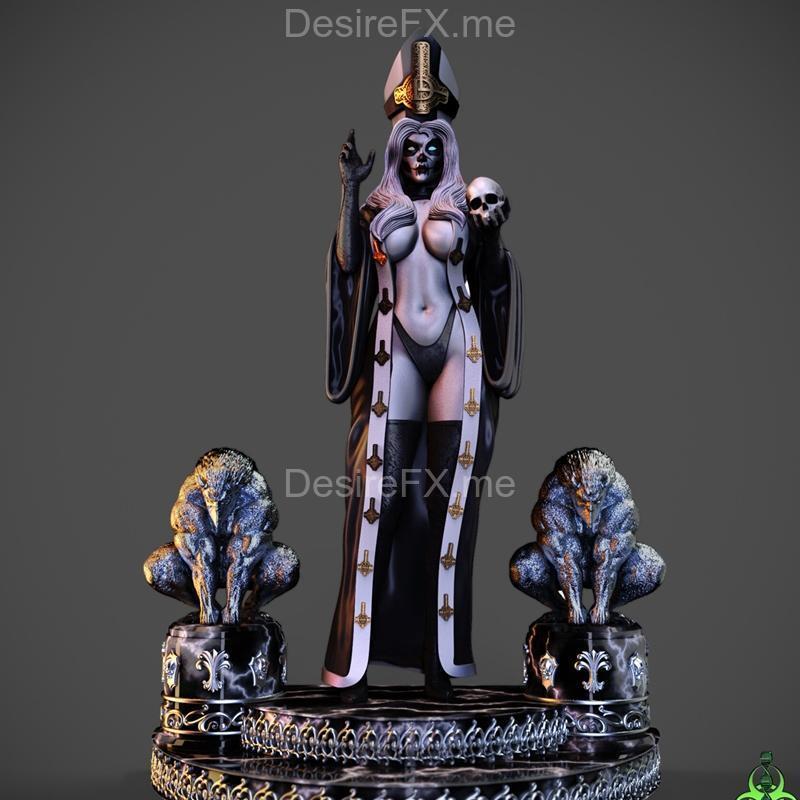 Lady Death Ghost 3D打印模型|Lady Death Ghost – 3D Print Model STL