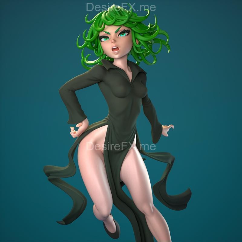 Tatsumaki 动漫3D打印模型|Tatsumaki – Dinamuuu3d – 3D Print Model STL