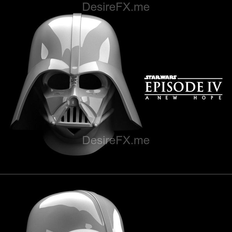 《星球大战：新希望 Episode IV 铁甲头盔 3D打印模型》|Darth Vader helmet A New Hope Episode IV – 3D Print Model STL