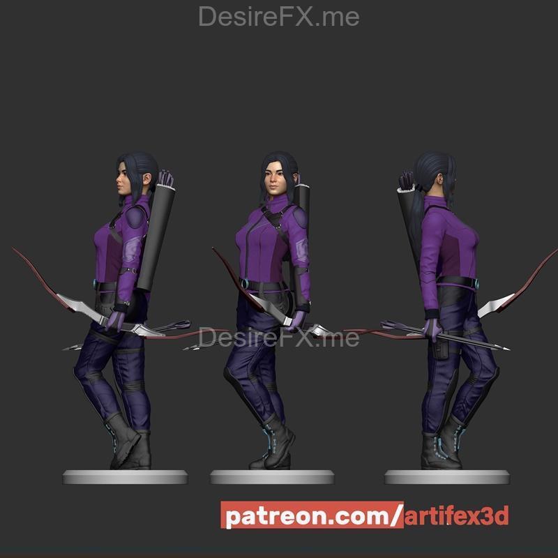 Hawkeye Kate Bishop 3D打印模型|Hawkeye Kate Bishop – 3D Print Model STL