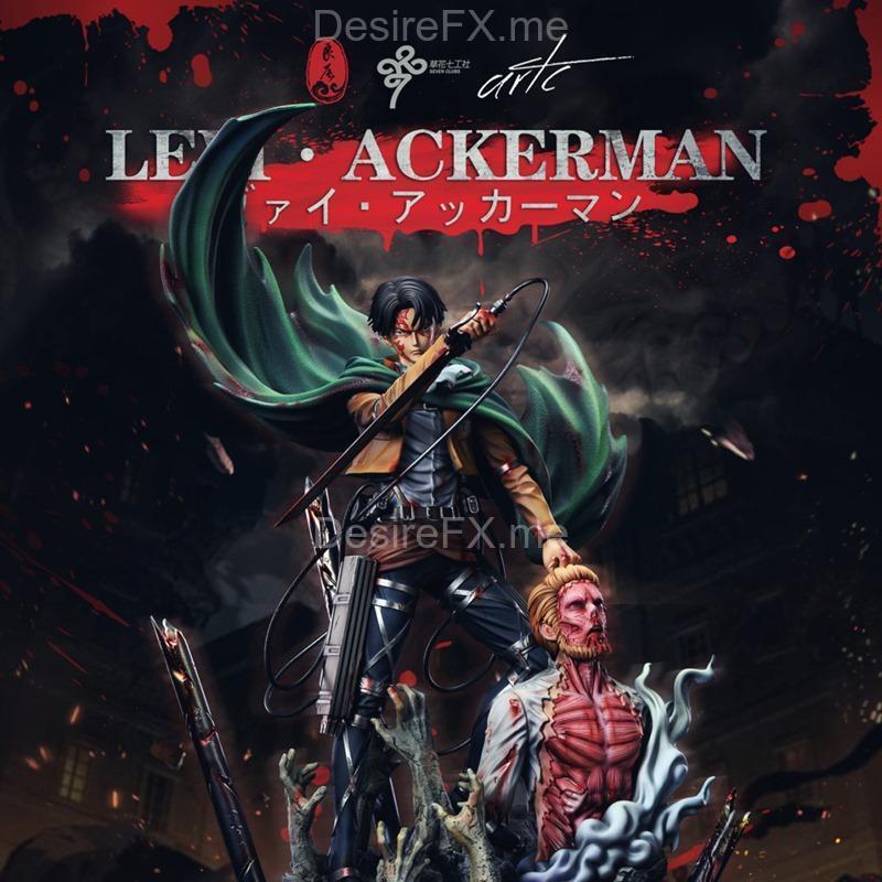 LC工作室 - 《进击的巨人》莱维·阿克曼 - 3D打印模型 STL|LC Studio – Levi Ackerman – 3D Print Model STL