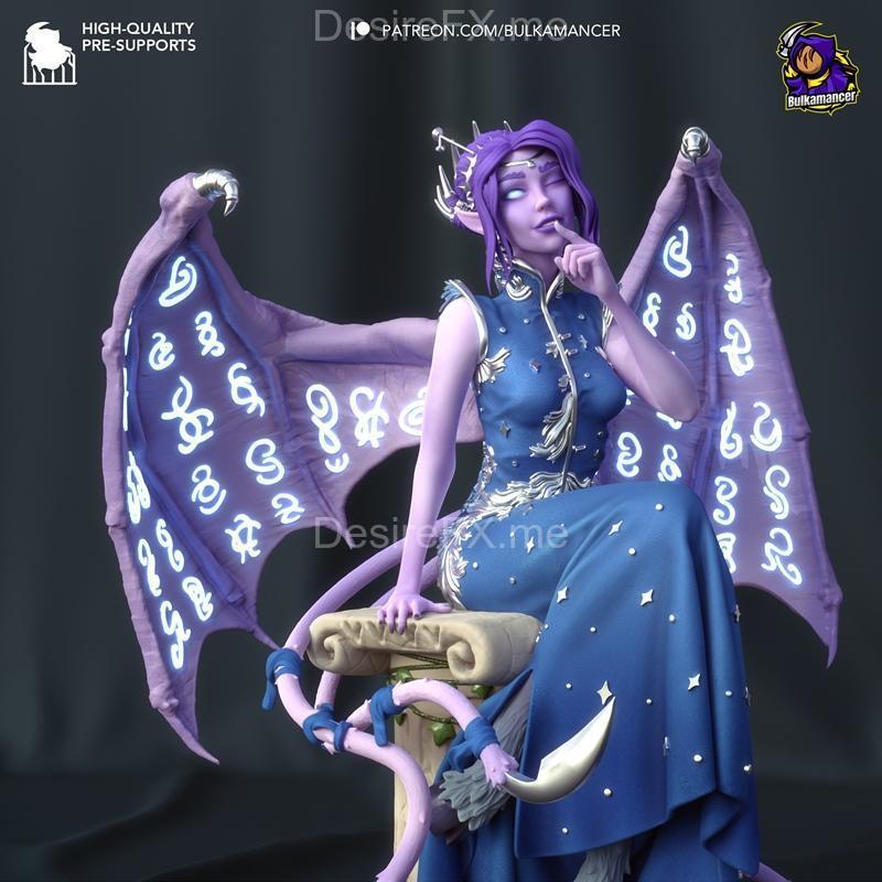 Nocticula：救赎女王 3D打印模型|Nocticula – The Redeemer Queen – 3D Print Model STL