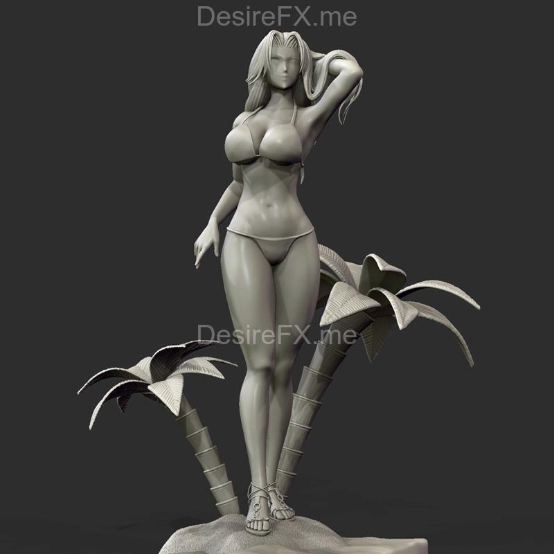 BLEACH 冰室美乐蒂 3D打印泳装模型|Bleach Rangiku Matusmoto beach Swimsuit – 3D Print Model STL