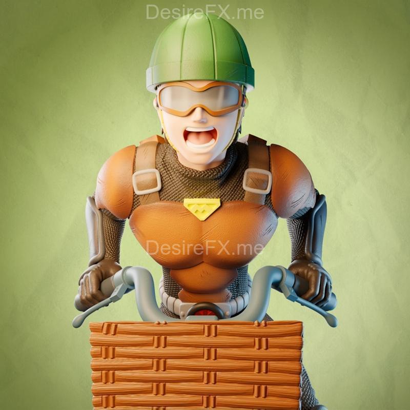 Mumen Rider 3D打印模型|Mumen Rider – 3D Print Model STL