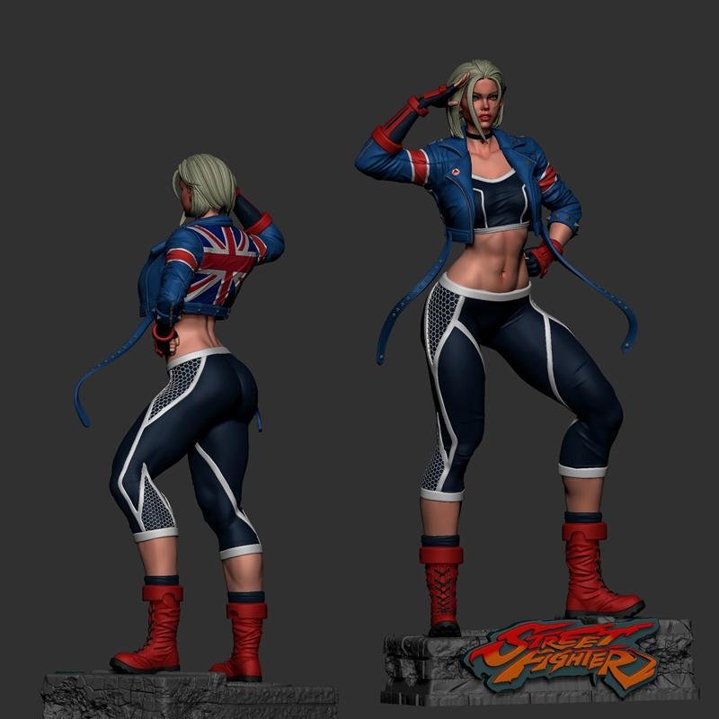 街霸6 Cammy 3D打印模型|Cammy – Street Fighter 6 – 3D Print Model STL