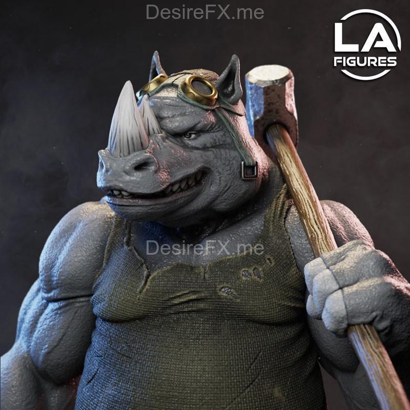 TMNT 3D打印模型|TMNT Rocksteady – 3D Print Model STL