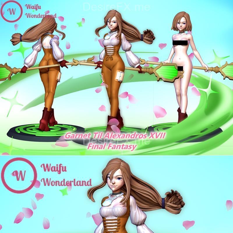 最终幻想宝石人3D打印模型|Garnet (Final Fantasy) – Waifu Wonderland – 3D Print Model STL