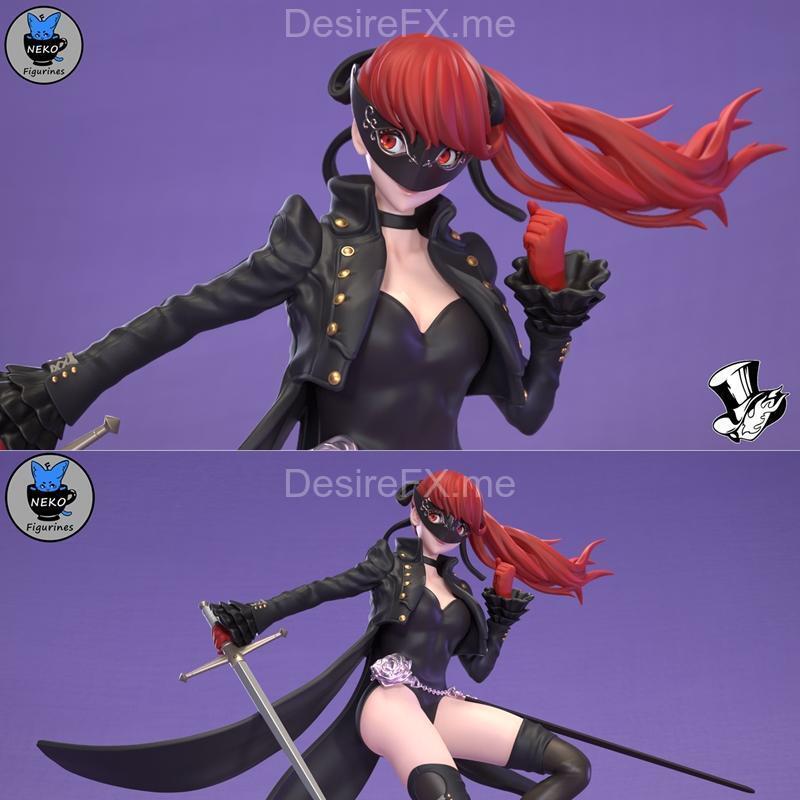 Kasumi-Violet（P5R）猫咪人偶3D打印模型|Kasumi-Violet (P5R) – Neko Figurines – 3D Print Model STL