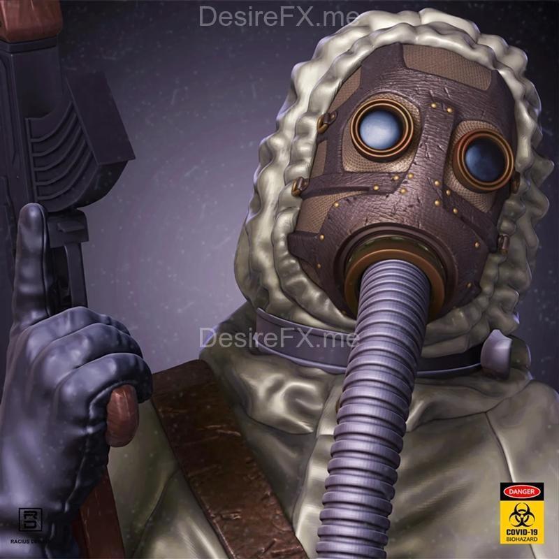 生物危害士兵 3D打印模型|Biohazard Soldier – 3D Print Model STL