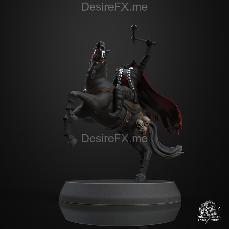 头less骑手（Fotis Mint）3D打印模型|Headless Horseman (Fotis Mint) – 3D Print Model STL