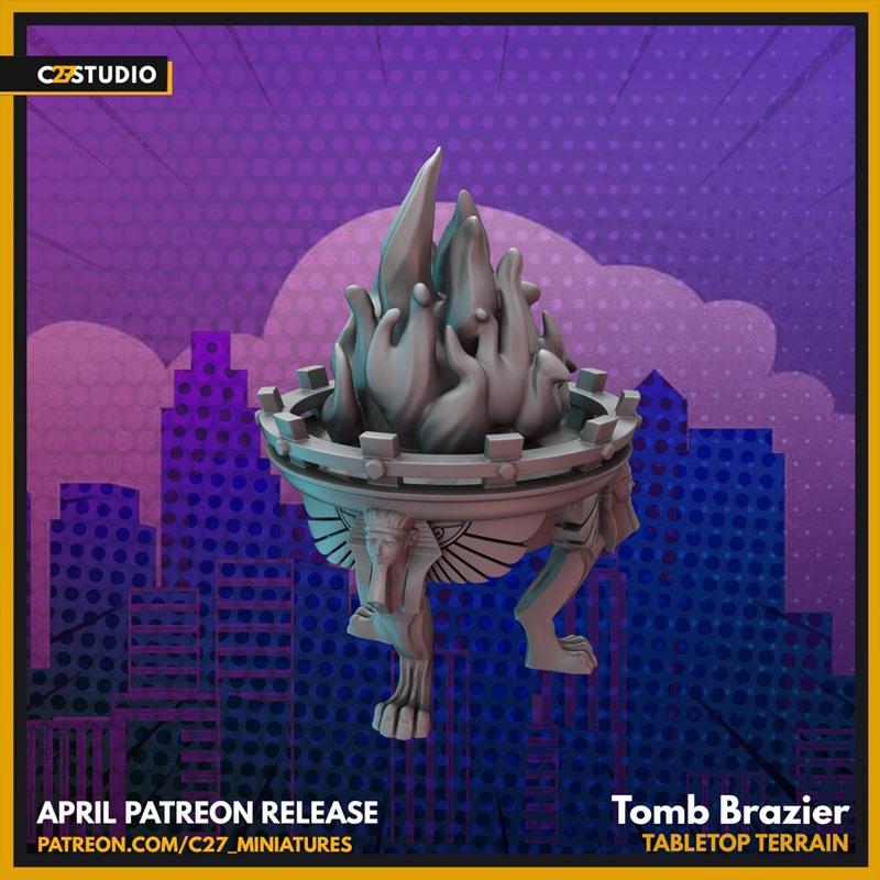 C27 2023年4月 3D打印模型：动漫角色模型STL|C27 April 2023 – 3D Print Model STL