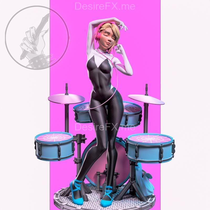 H3LL创作组 - Gwen - 3D打印模型|H3LL Creator – Gwen – 3D Print Model STL