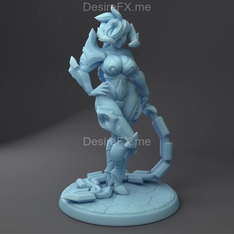 黑暗龙女尊 3D打印模型|Dark Dragon Goddess – 3D Print Model STL