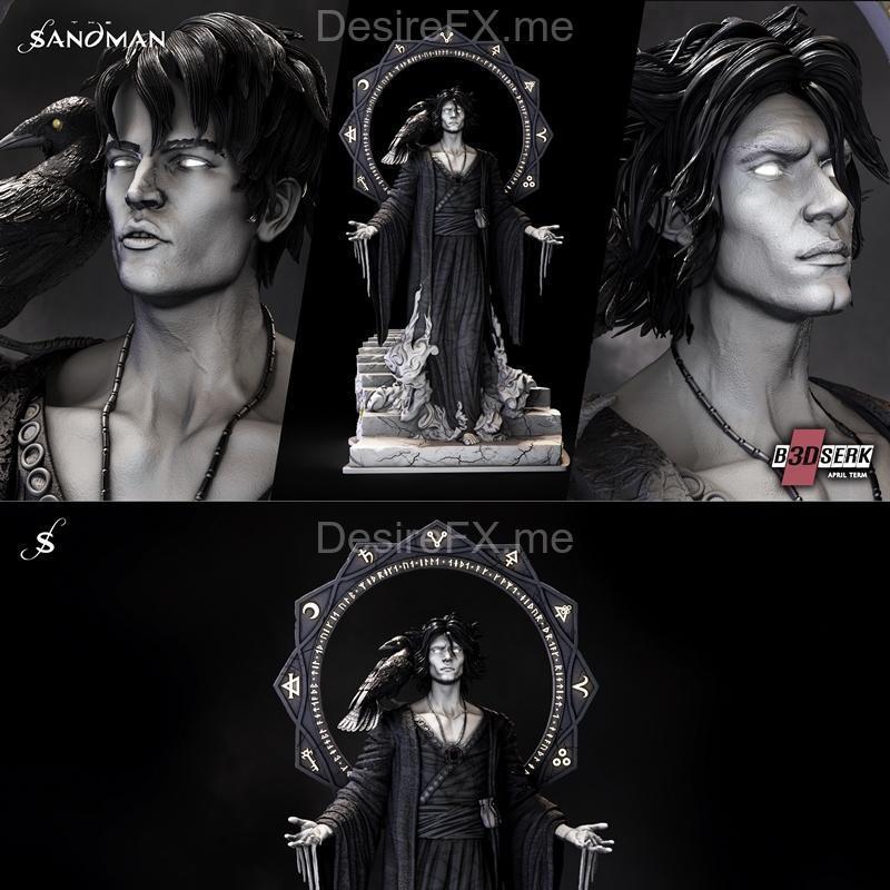 B3DSERK - 沙人雕像 - 3D打印模型|B3DSERK – Sandman Statue – 3D Print Model STL