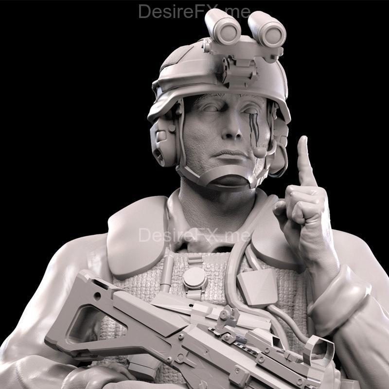 KCStudio – 死亡直通 – 克里夫模型3D打印版|KCStudio – Cliff Unger – Death Stranding – 3D Print Model STL