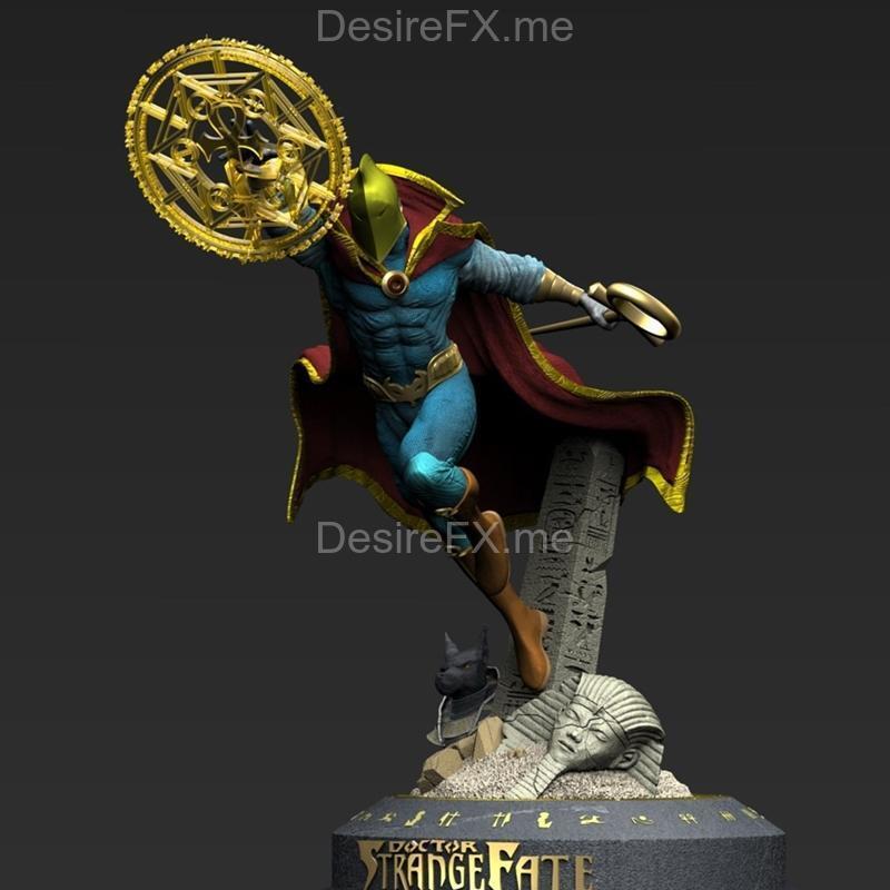 奇异博士命运雕像及立体模型 3D打印版|Doctor Strange Fate Figure and Bust – 3D Print Model STL