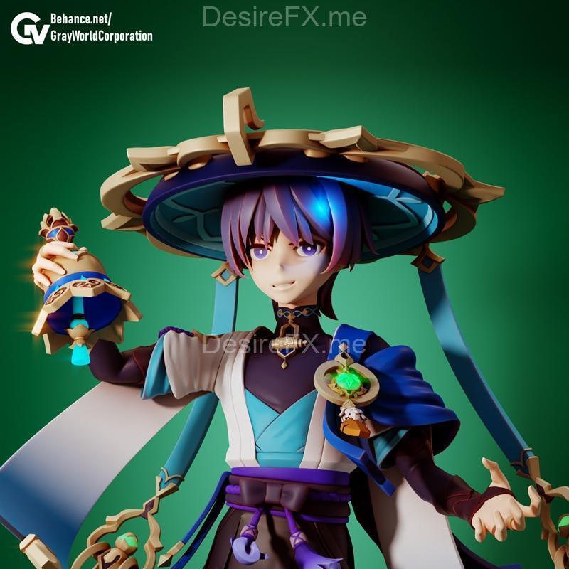 游荡者 - 3D打印模型|Wanderer – 3D Print Model STL